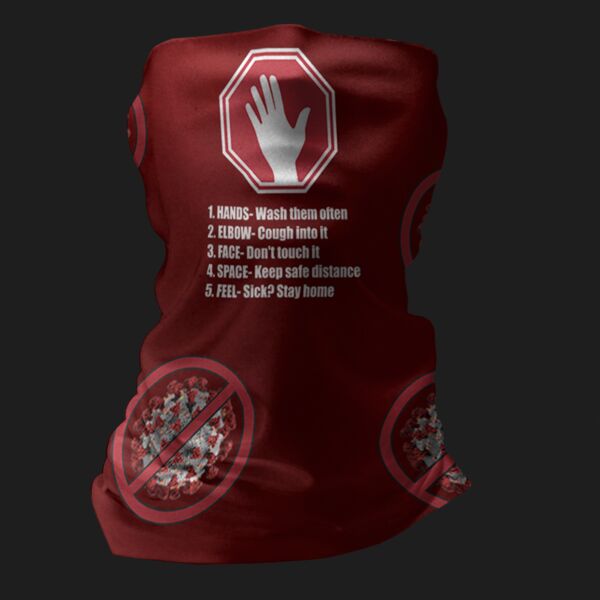 Single Layer Sport Neck Gaiter - Do the 5 Thumbnail