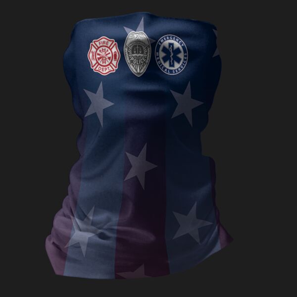 Single Layer Sport Neck Gaiter - First Responders Thumbnail