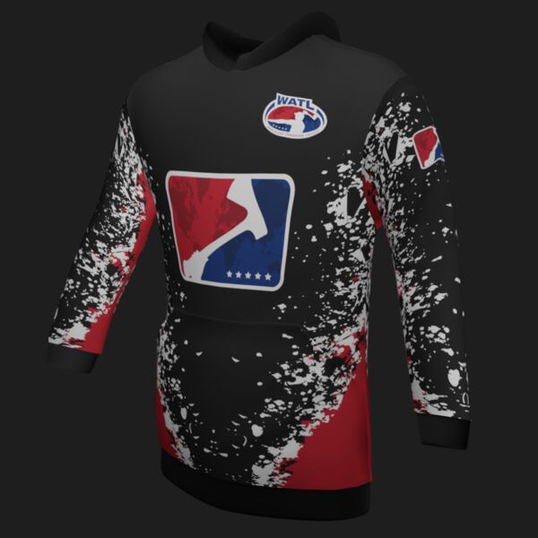 World Axe Throwing League - Tilted Axes Classic Hoodie Thumbnail