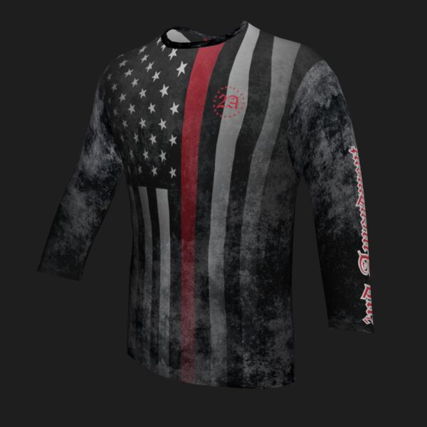 Performance Long Sleeve Shirt - 2A-USFC-Red Thumbnail