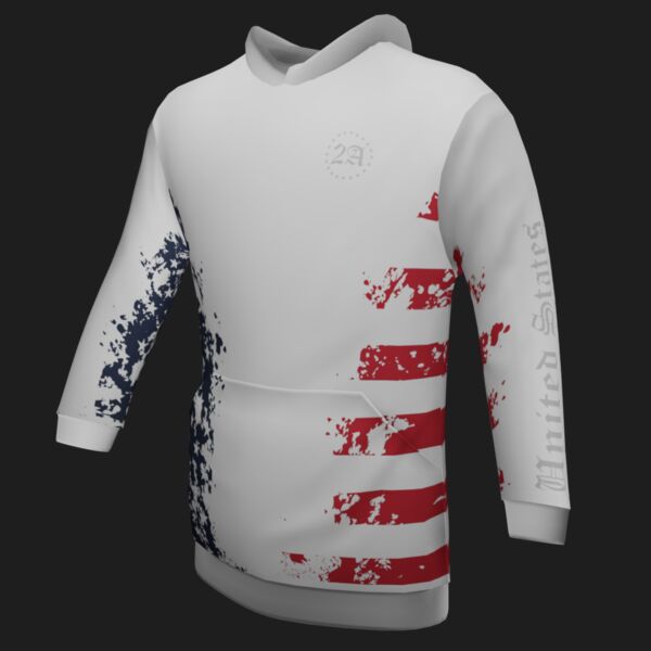 Performance Hoodie - 2A-FR White Thumbnail