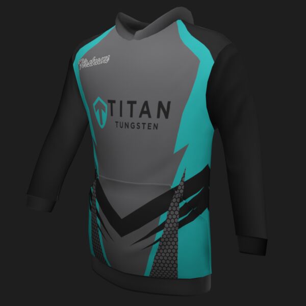 Titan Tungsten Classic Hoodie - Style 2 Thumbnail