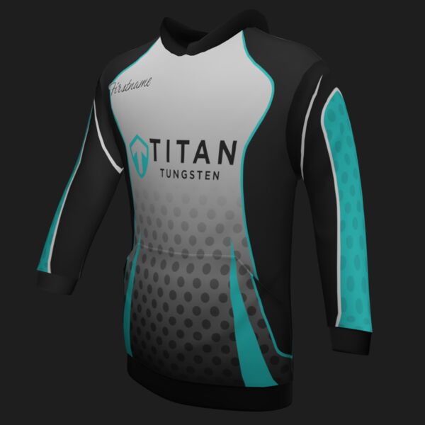 Titan Tungsten Premium Hoodie - Style 3 Thumbnail