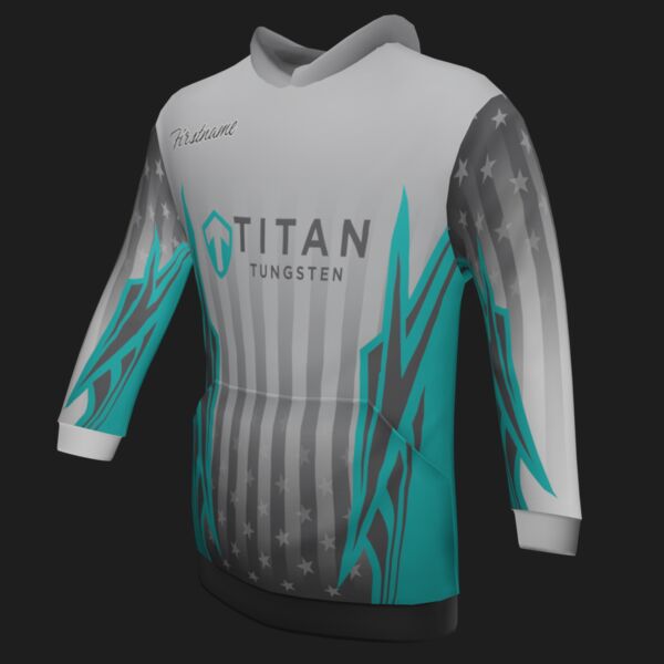 Titan Tungsten Premium Hoodie - Style 5 Thumbnail