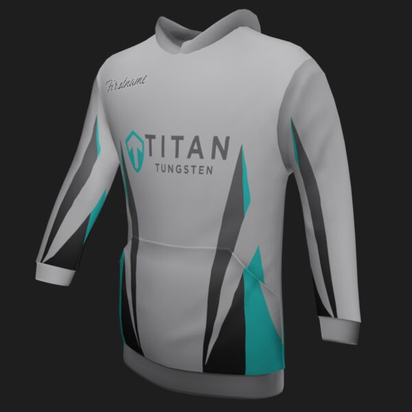 Titan Tungsten Classic Hoodie - Style 6 Thumbnail