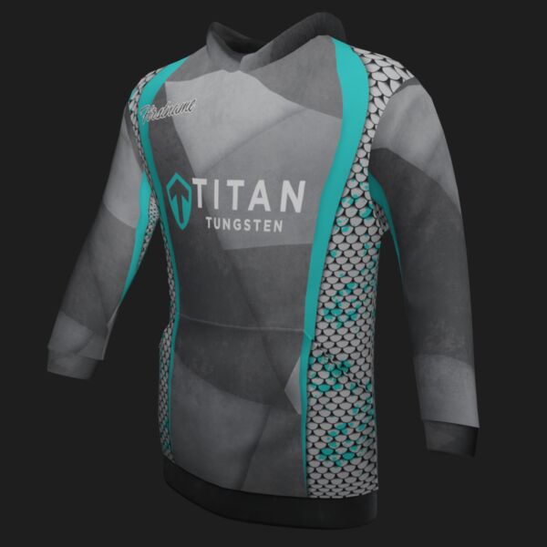 Titan Tungsten Premium Hoodie - Style 7 Thumbnail