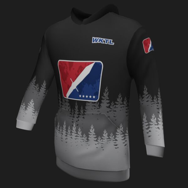 World Knife Throwing League - Anvil Axe Co. Classic Hoodie Thumbnail