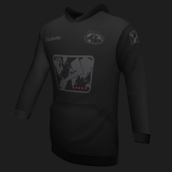 World Axe Throwing League - Jersey Axe House - Black Classic Hoodie Thumbnail